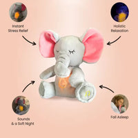 BreatheBuddy™ Soothing Elephant-Bunny Plush Toy™
