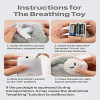 BreatheBuddy™ Soothing Elephant-Bunny Plush Toy™